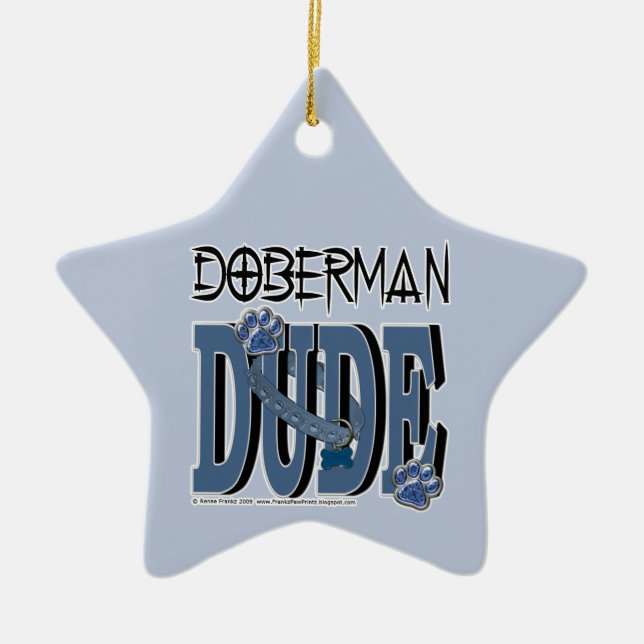Dobermann TYP Keramikornament (Vorne)