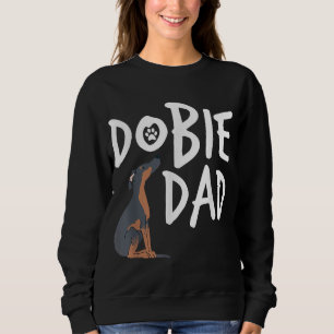 Dobermann Vater Doberman Pinscher Hund Welpe Pet L Sweatshirt