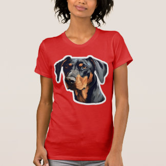 Dobermann Vater Mutter T-Shirt