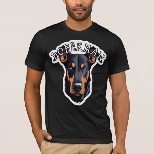 Dobermann-Vater T-Shirt (Vorderseite)