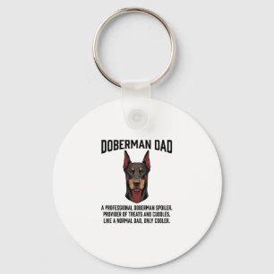 Dobermann-Vater Vintage-Gravur Hunde-Liebhaber-Shi Schlüsselanhänger