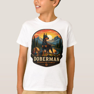 Dobermann Wächter Familie T-Shirt