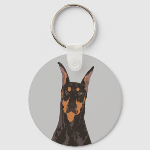 Dobermannpinscher-HundeSchlüsselanhänger für Schlüsselanhänger