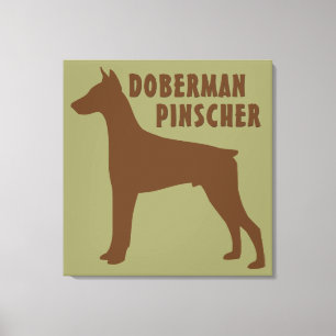 DobermannPinscher Leinwanddruck