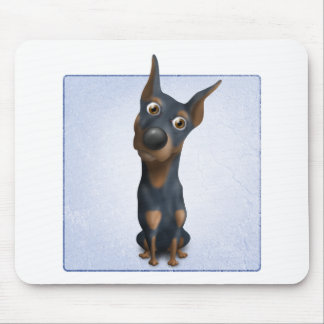 DobermannPinscher (Schwarzes u. TAN) DOB1 Mousepad