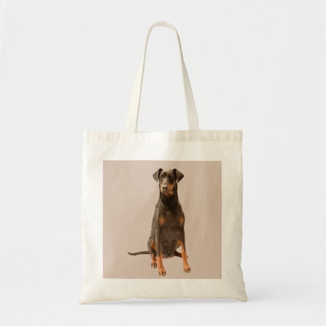Dobermannpinscher-Taschen-Tasche Tragetasche (Vorne)