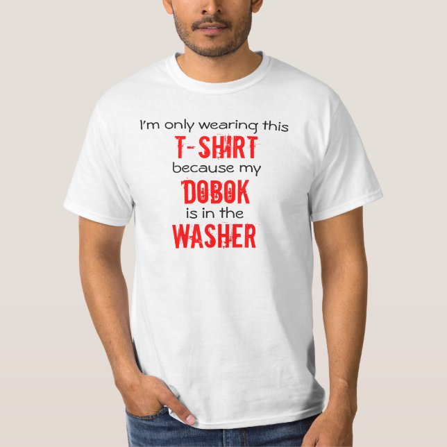 Dobok dans le T-shirt du Taekwondo de joint (Devant)