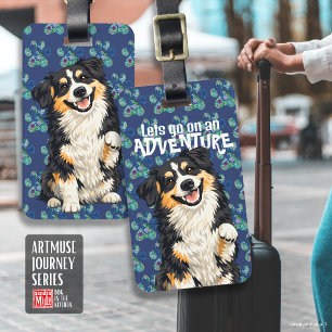 DOBRO Australian Shepherd • ArtMuse Journey-Serie Gepäckanhänger