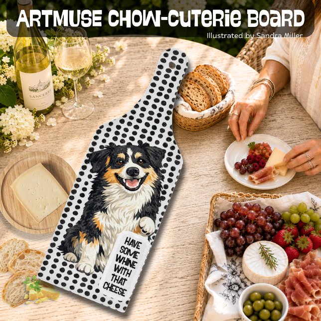 DOBRO Australian Shepherd Käsebrett Schneidebrett (Von Creator hochgeladen)