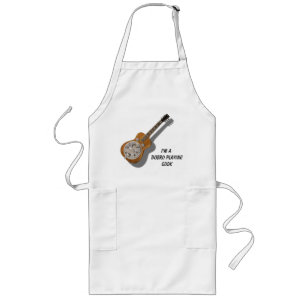 DOBRO, DER COOK-APRON SPIELT LANGE SCHÜRZE