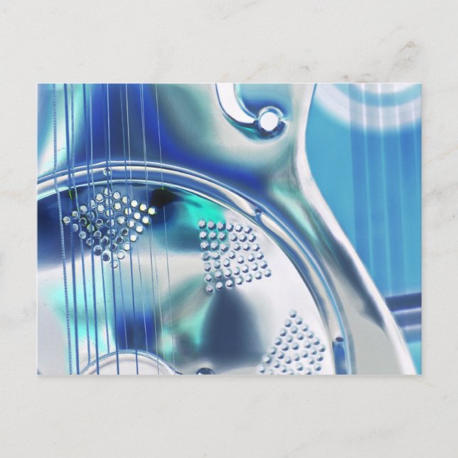 DOBRO, guitare ArT, Cool de carte postale (Devant)