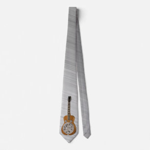 DOBRO —ON BRUSHED PEWER KRAWATTE