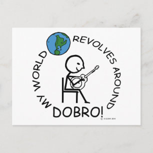 Dobro - Weltumdrehungen Postkarte