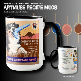 DOBRO'S BOOMERANG WINGS AUSSIE Art Muse Recipe  Tasse