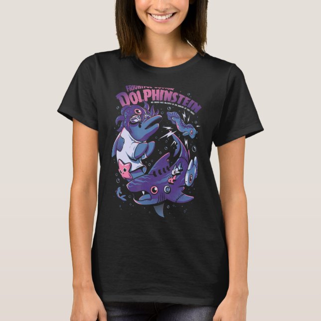 Doc Dolphinstein Doktor Dolphin Shark T-Shirt (Vorderseite)