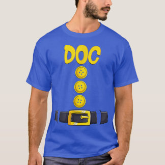 Doc Halloween Dwarf Costume Color Matching T-Shirt