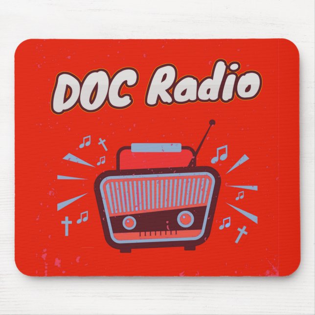 DOC Radio - Maus-Pad Mousepad (Vorne)