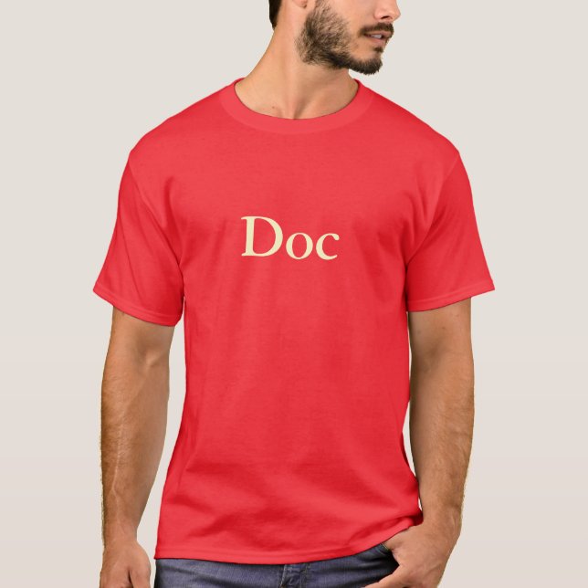 "Doc" T-Shirt (Rouge) (Devant)