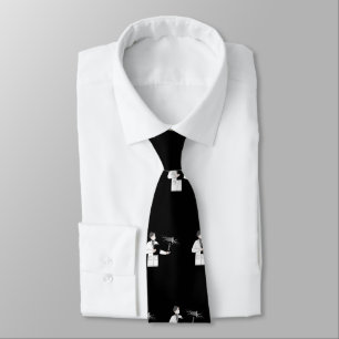 DOC - THOR BLACK NECK TIE KRAWATTE