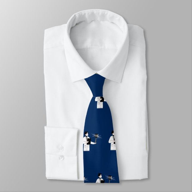 DOC -THOR BLUE NECK TIE KRAWATTE (Gebunden)