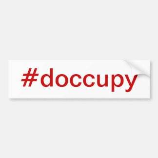 #doccupy Autoaufkleber