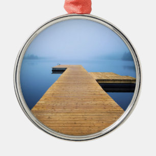 Dock auf dem See Ornament Aus Metall