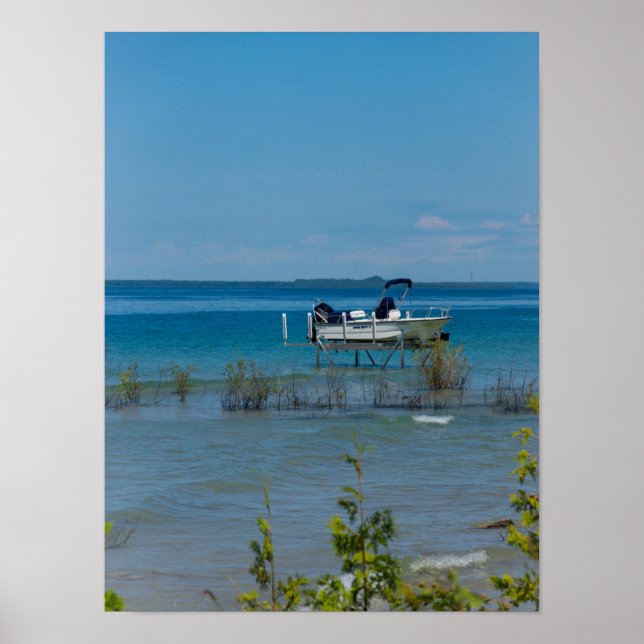 Dock bei Mackinac Poster (Vorne)