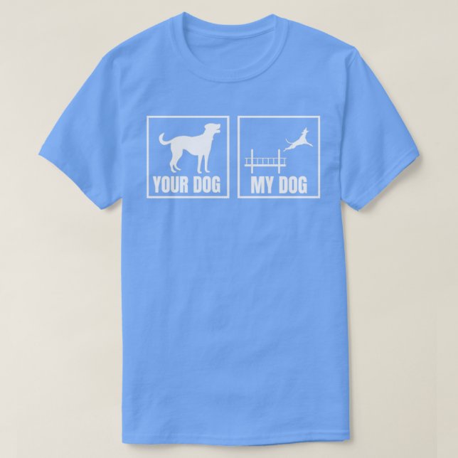 Dock Diving Canine Water Sport Dog Jumping T-Shirt (Design vorne)