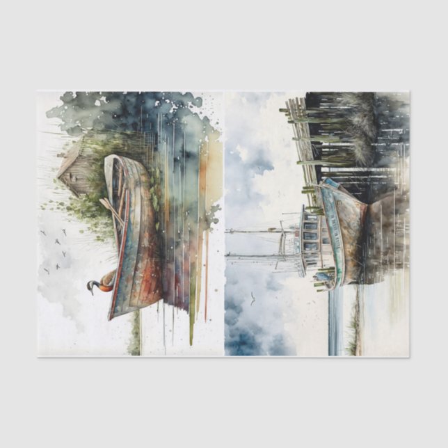 Dock of Bay Seidenpapier (Vorderseite)