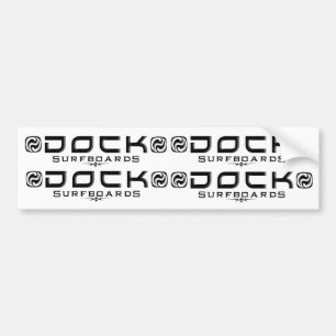DOCK Surfbrett-Autoaufkleber Autoaufkleber