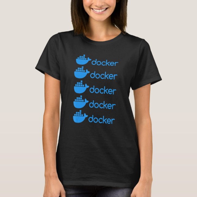 Docker Engine   Programming  Coding  Software Deve T-Shirt (Vorderseite)