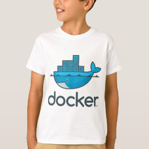 Docker Logo Container Linux entwickelt Programmier T-Shirt