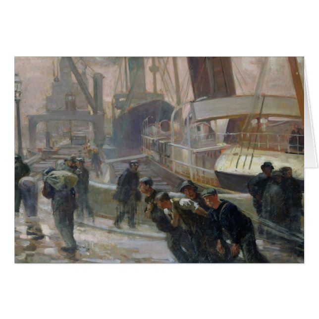 Dockers de Liverpool chez Dawn, 1903 (Devant horizontal)