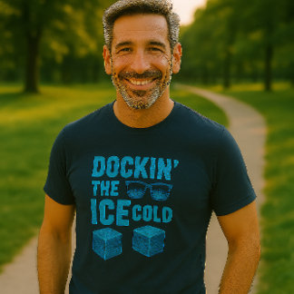 Dockin'' Eiskalter Navy Blue T - Shirt