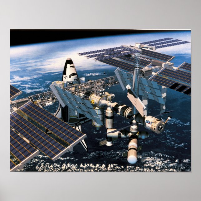 Docking Space Shuttle Poster (Vorne)