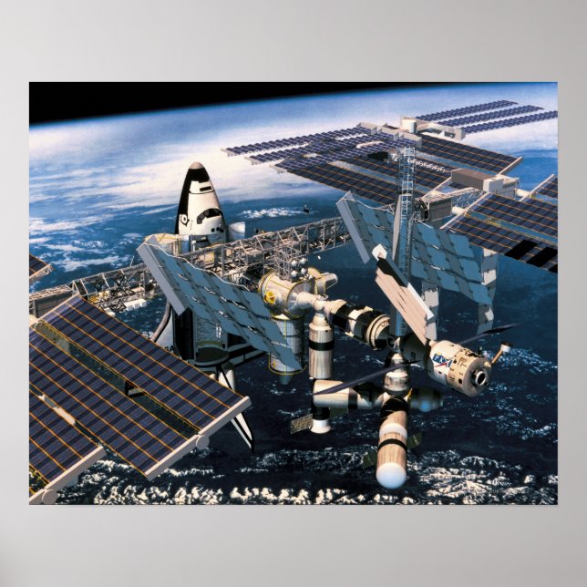 Docking Space Shuttle Poster (Vorne)