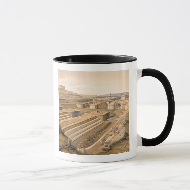 Docks in Sebastopol, Platte von 'Seat von Krieg I Tasse (Rechts)