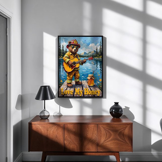 Dockside Dulcet Bear Poster (Von Creator hochgeladen)