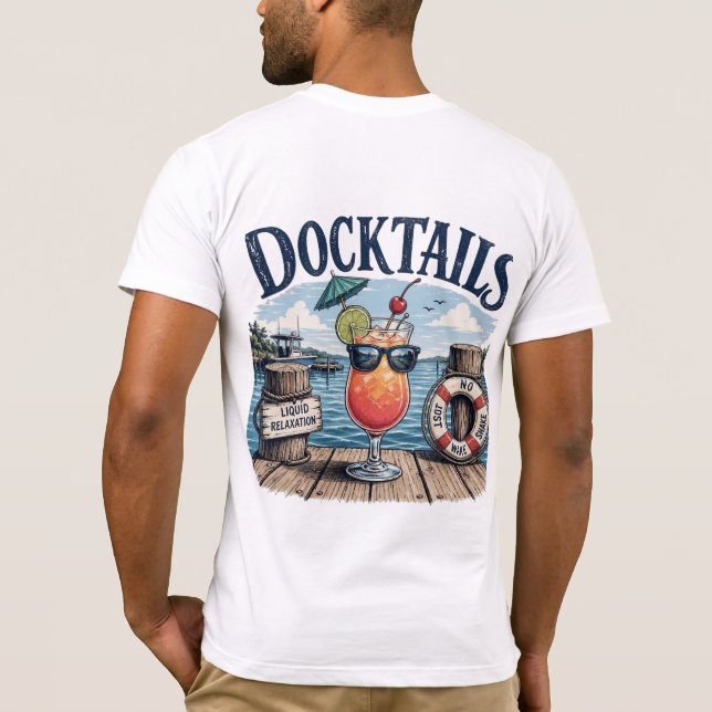 Docktails T-Shirt (Rückseite)