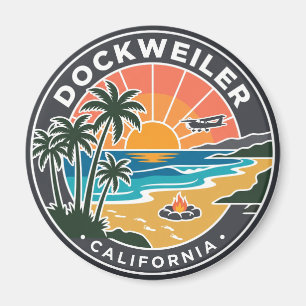 Dockweiler State Beach Kalifornien Magnet