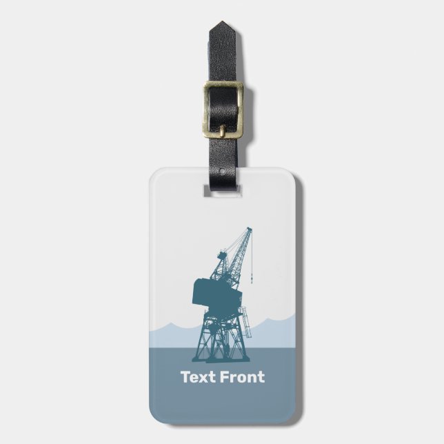 Dockyard Crane Gepäckanhänger (Vorderseite vertikal)