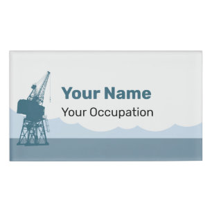 Dockyard Crane Namenschild