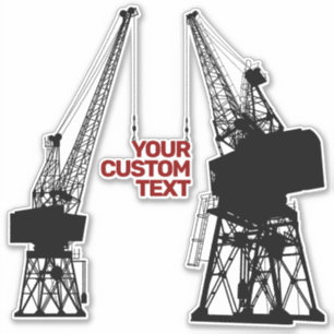 Dockyard Cranes Aufkleber