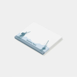 Dockyard Cranes Post-it Klebezettel
