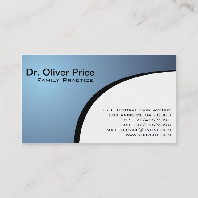 Docteur - cartes de visite (Devant)