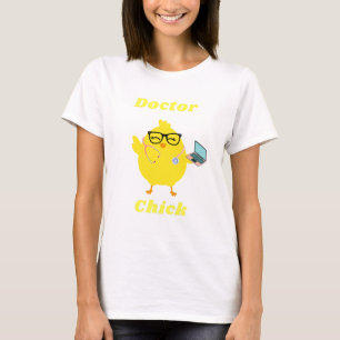 Docteur Chick Funny T-shirt Pâques Médicale