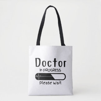 Docteur en cours Veuillez patienter Sac fourre-tou