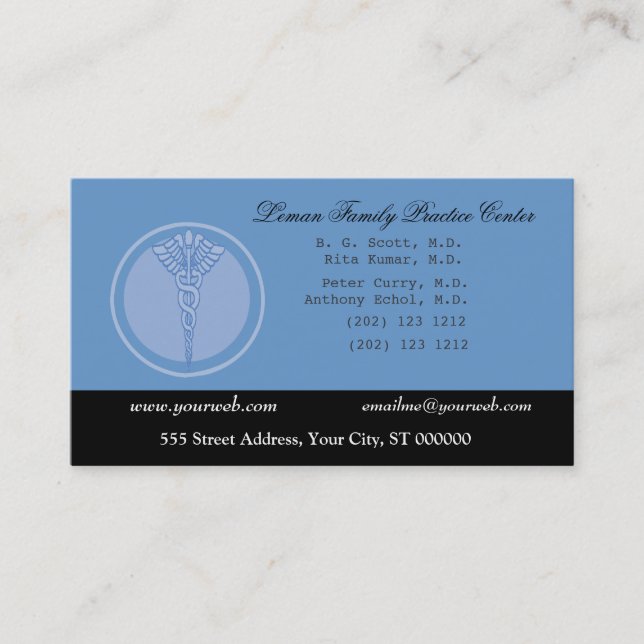 Docteur M.D. Business et rendez-vous (Devant)