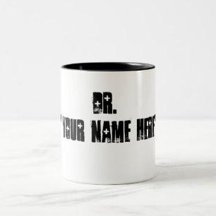 Docteur Mug, Dr tasse de nom personnalisé, cadeau