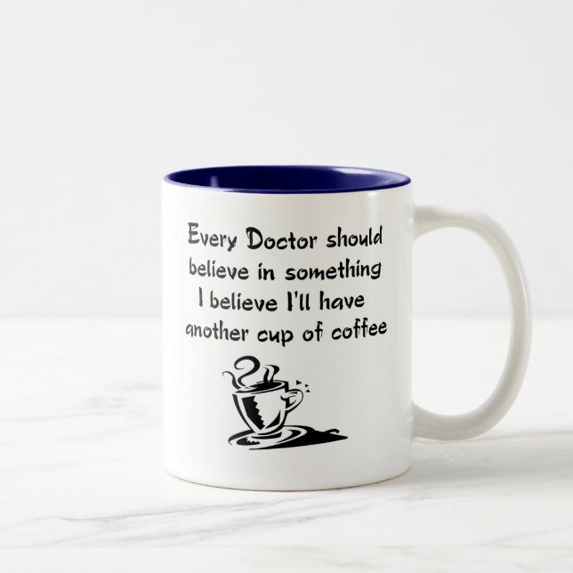 Docteur Mug pour des amants de café (Droit)